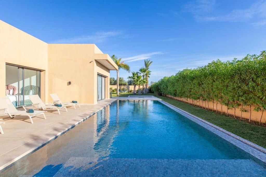 Villa Hawai, Ss Vis A Vis Avec Espace De Sport , Piscine Chauffee มาร์ราเกช ภายนอก รูปภาพ