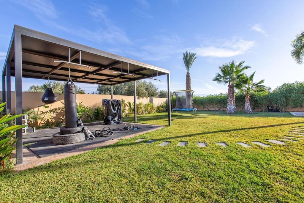 Villa Hawai, Ss Vis A Vis Avec Espace De Sport , Piscine Chauffee มาร์ราเกช ภายนอก รูปภาพ