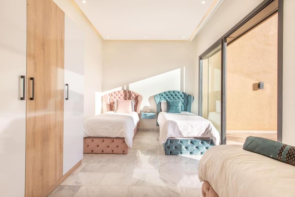 Villa Hawai, Ss Vis A Vis Avec Espace De Sport , Piscine Chauffee มาร์ราเกช ภายนอก รูปภาพ
