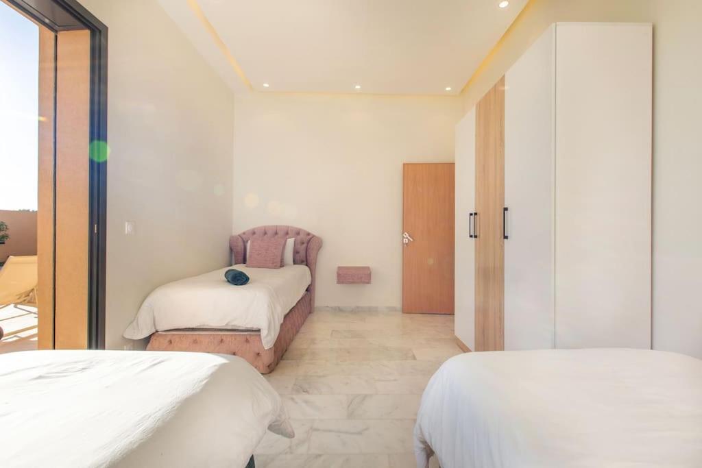 Villa Hawai, Ss Vis A Vis Avec Espace De Sport , Piscine Chauffee มาร์ราเกช ภายนอก รูปภาพ