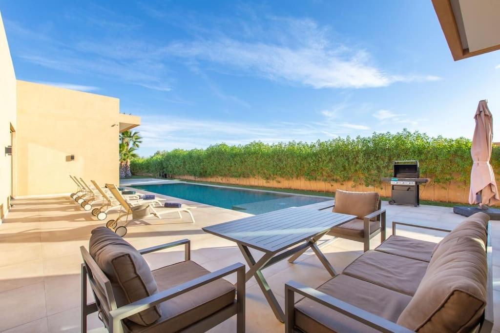 Villa Hawai, Ss Vis A Vis Avec Espace De Sport , Piscine Chauffee มาร์ราเกช ภายนอก รูปภาพ